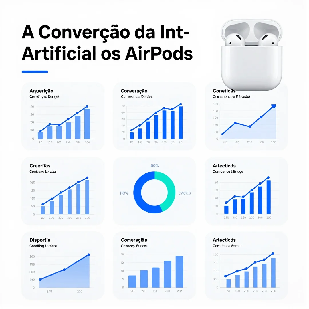 Infográfico - A Convergência da Inteligência Artificial com os Airpods em 2026
