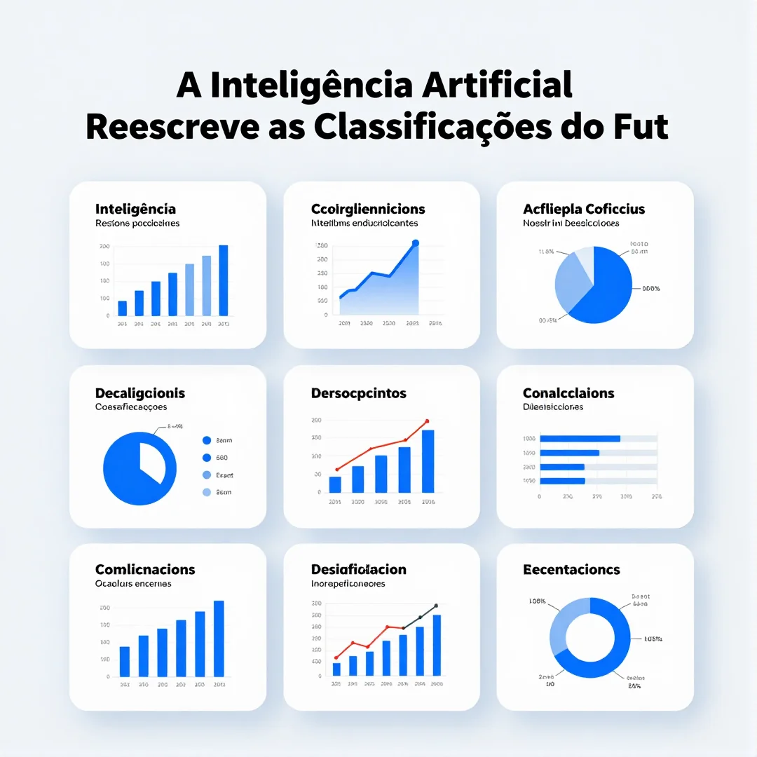 Infográfico - A Inteligência Artificial Reescreve as Classificações do Futebol: De Algoritmos a Décisions Internacionais