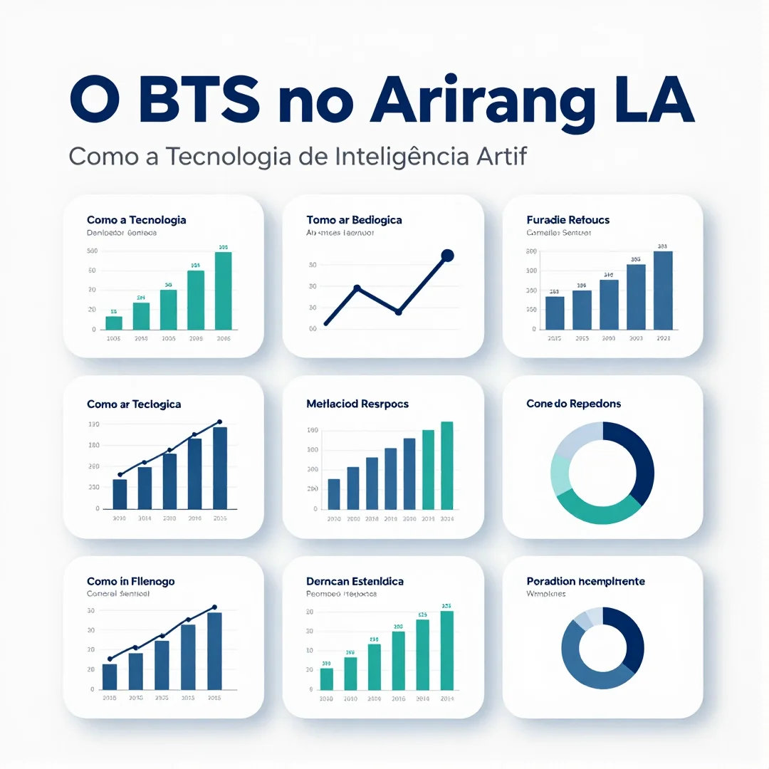 Infográfico - O BTS no Arirang LA: Como a Tecnologia de Inteligência Artificial Transformou o Estágio Global da Musicira