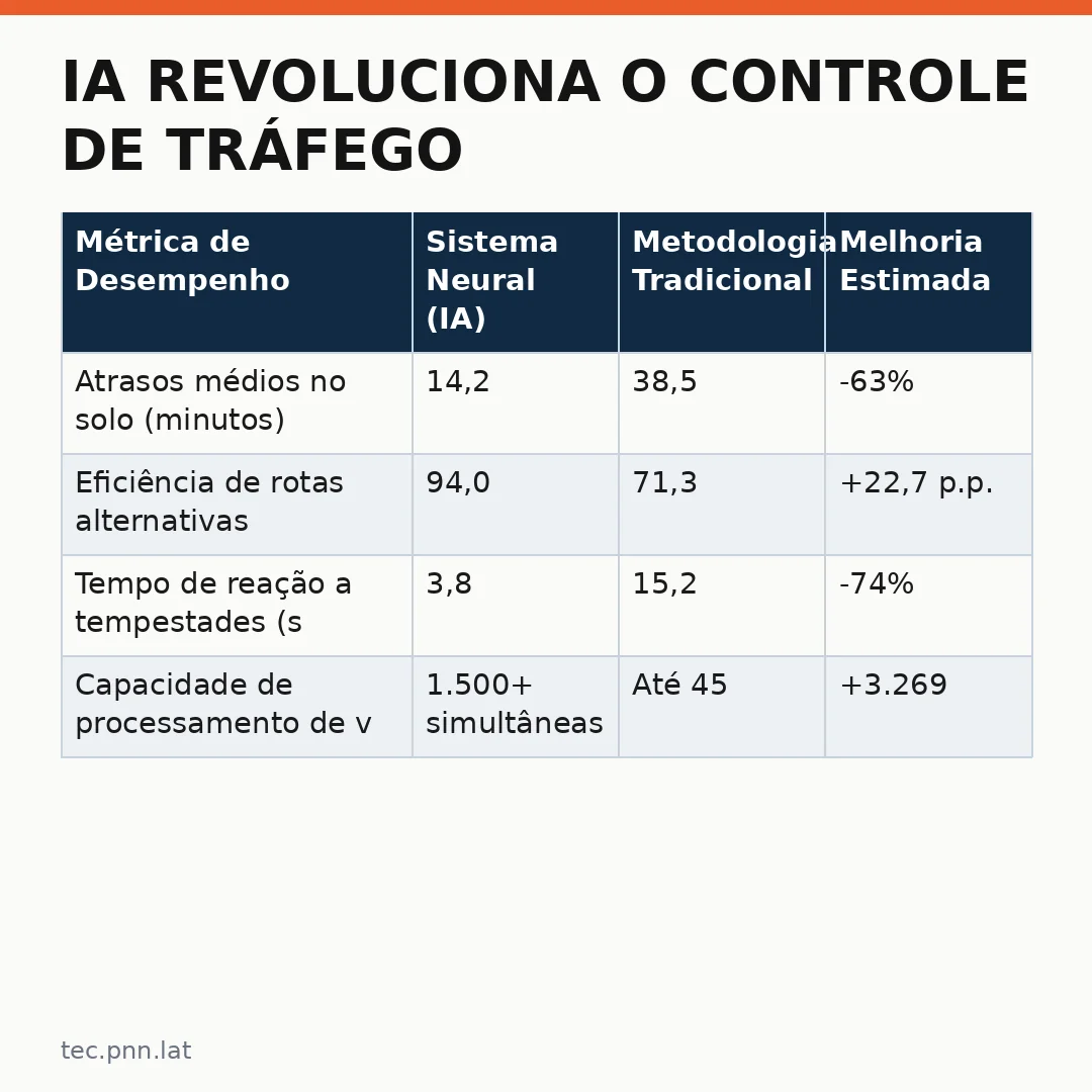 Infográfico - IA revoluciona o controle de tráfego aéreo nos EUA: testes em Washington mostram resultados promissores