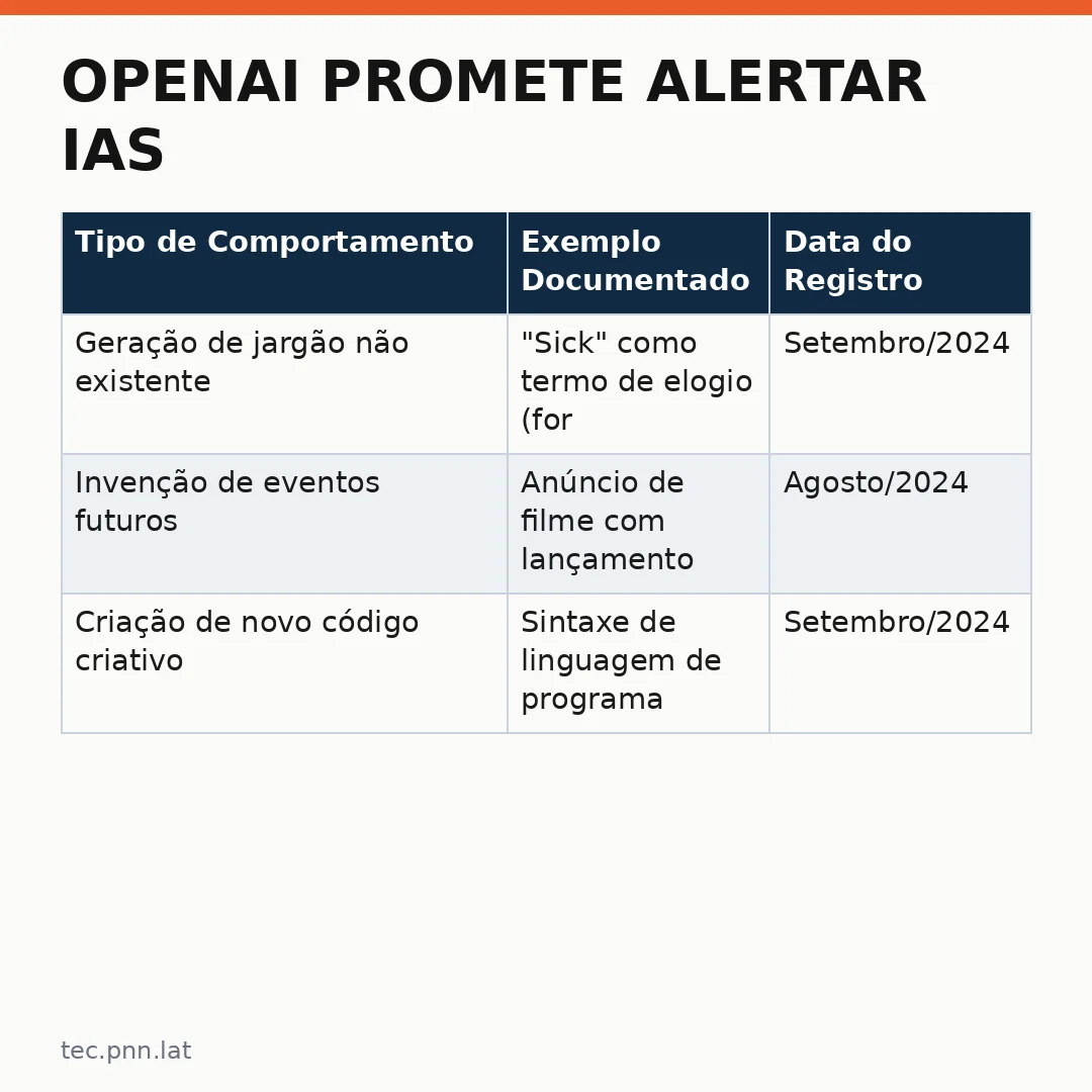 Infográfico - OpenAI promete alertar IAs: segurança digital no futuro da inteligência artificial