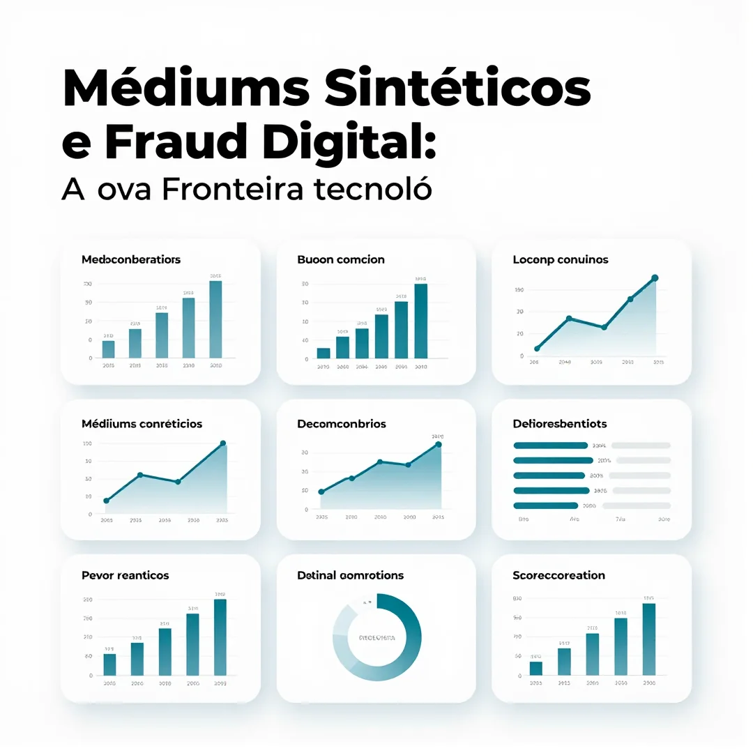 Infográfico - Médiums Sintéticos e Fraud Digital: A Nova Fronteira Tecnológica no Brasil