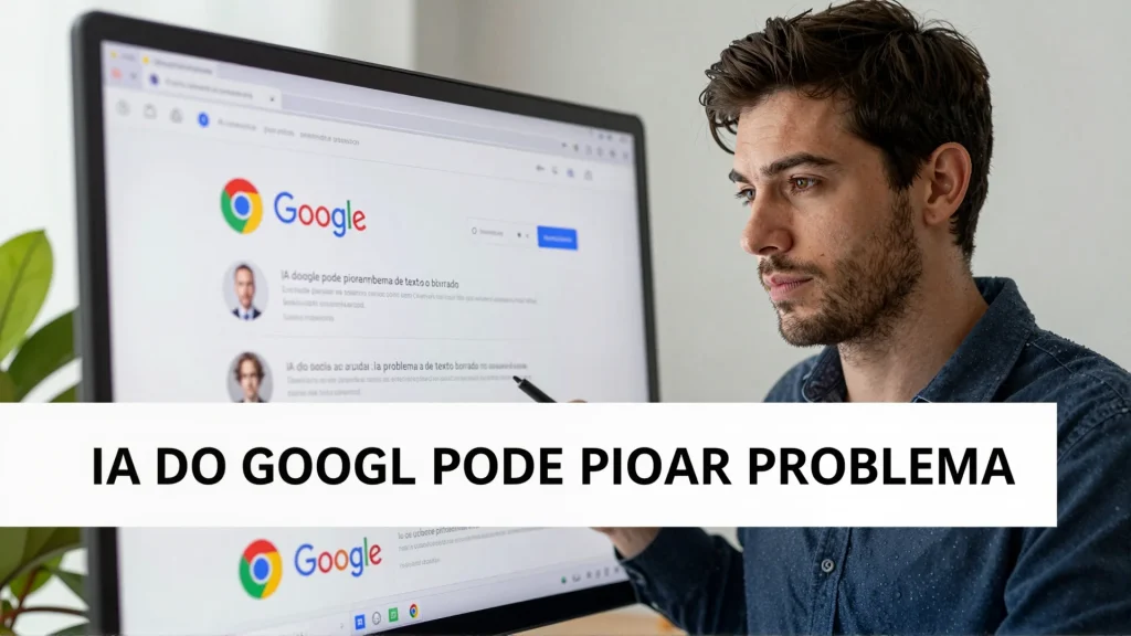 IA do Google pode piorar problema de texto borrado no Chrome entenda o risco e a