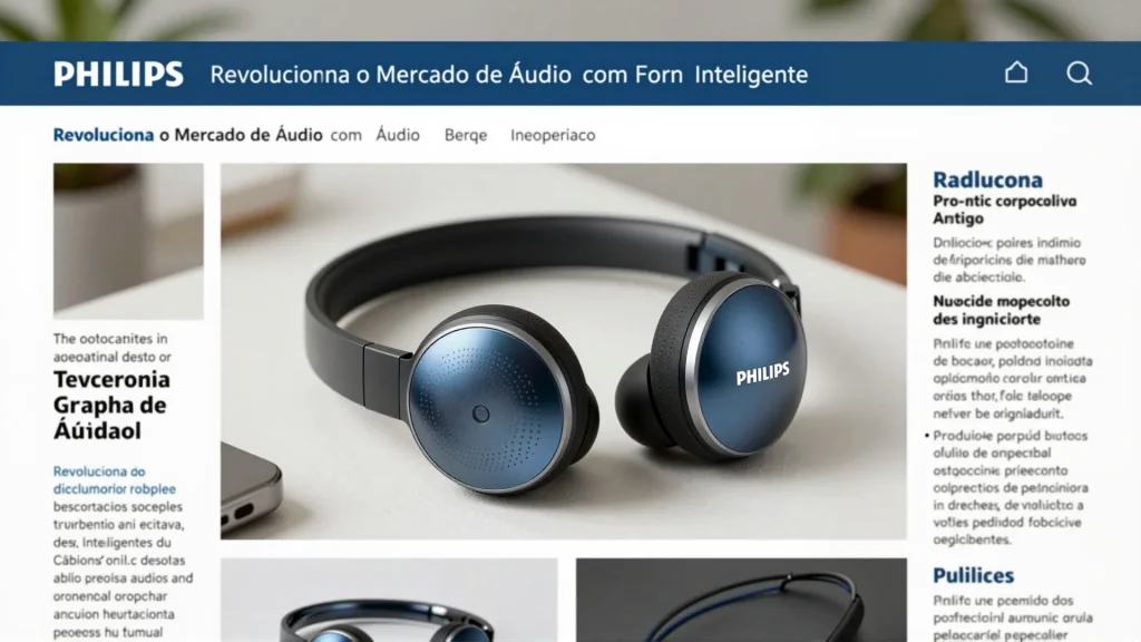 Philips Revoluciona o Mercado de udio com Fones Inteligentes em 2026