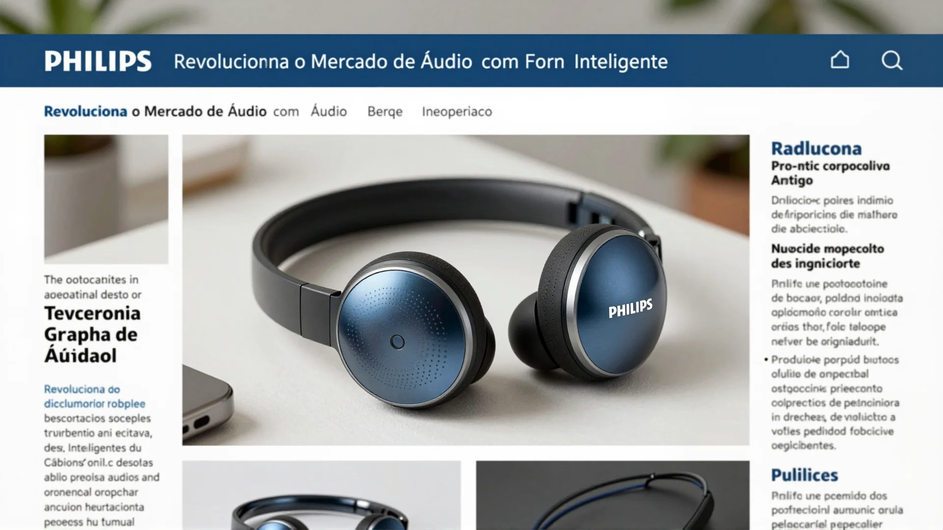 Philips Revoluciona o Mercado de Áudio com Fones Inteligentes em 2026