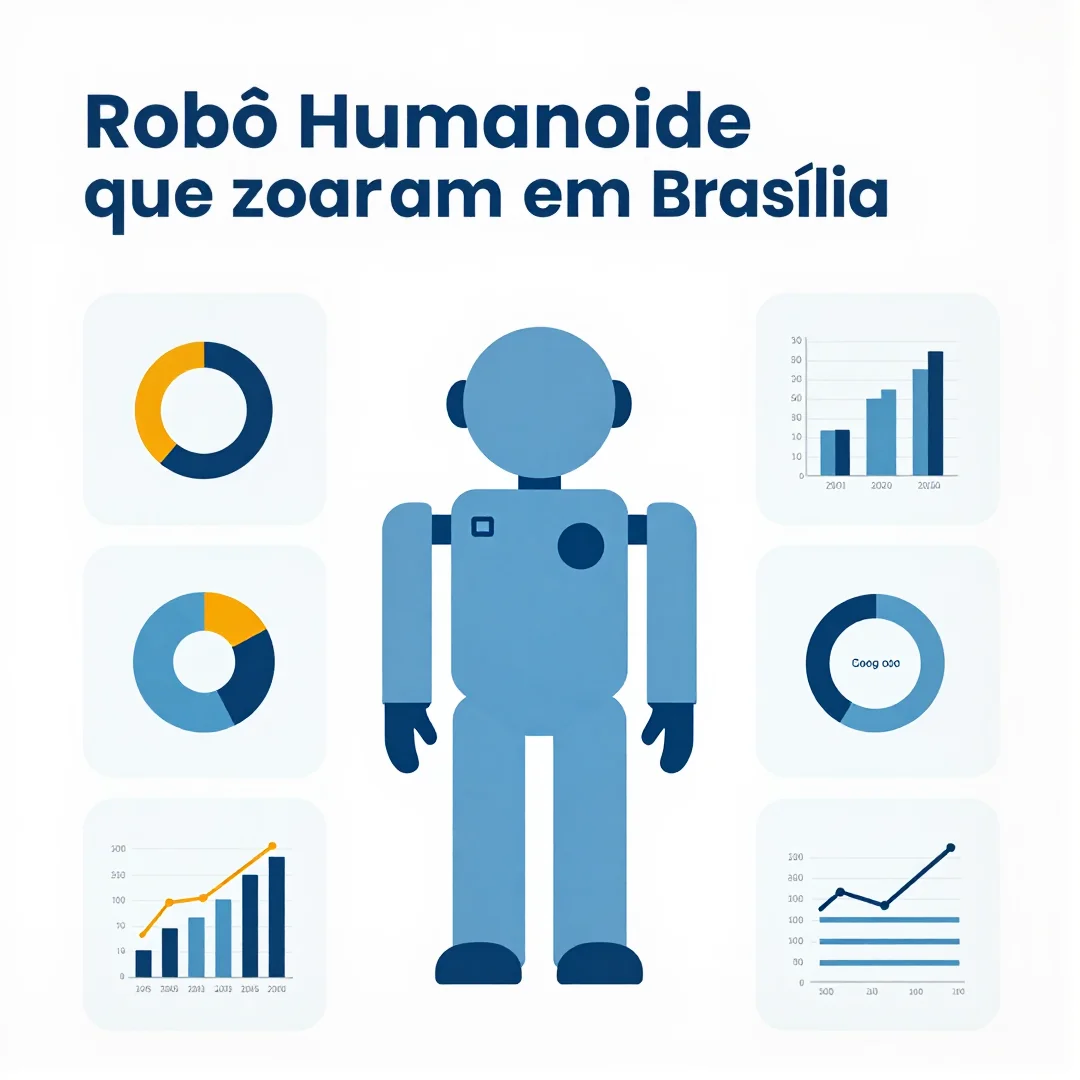 Infográfico - Robô Humanoide que zoaram em Brasília: Por Que Ele Pode Chegar ao Brasil?