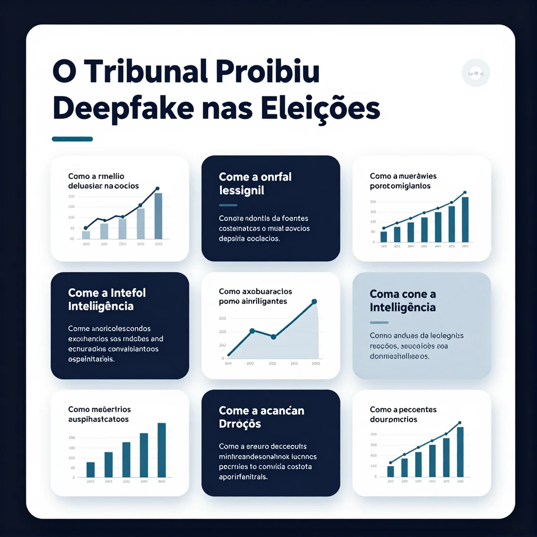 Infográfico - O Tribunal Proibiu Deepfake nas Eleições: Como a Inteligência Artificial Está Reescolvendo as Regras do Eleito Brasileir