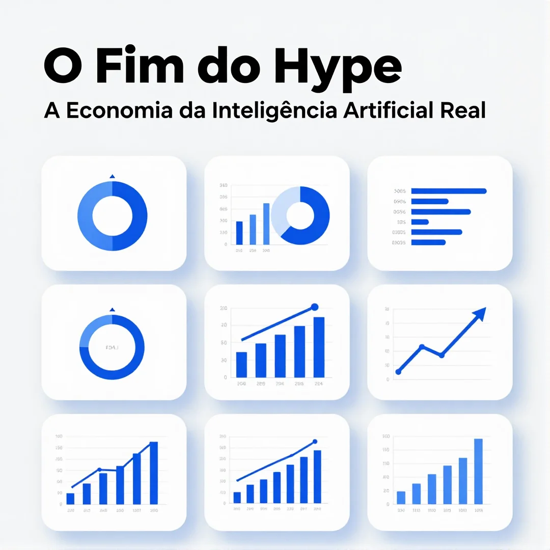 Infográfico - O Fim do Hype: A Economia da Inteligência Artificial Real