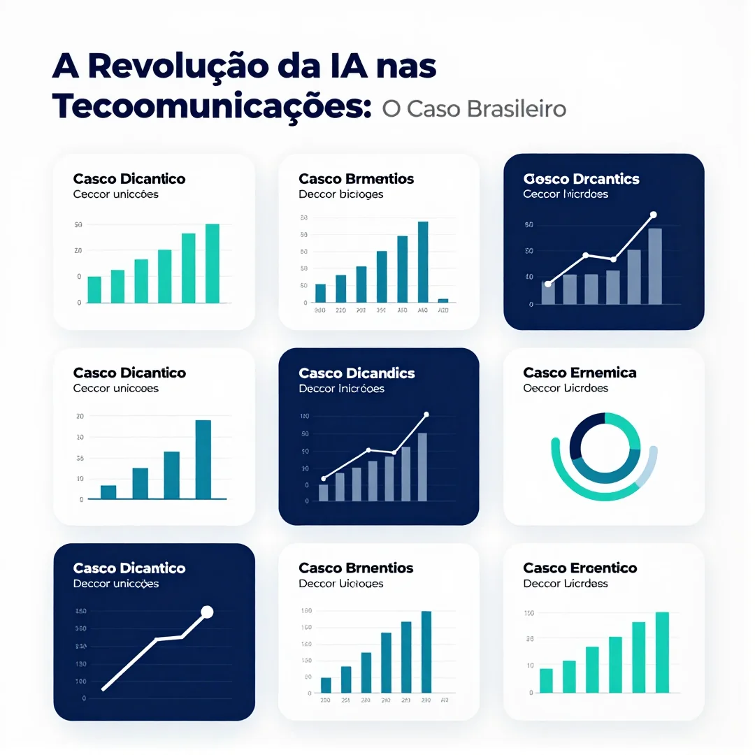 Infográfico - A Revolução da IA nas Telecomunicações: O Caso Brasileiro no Contexto Global