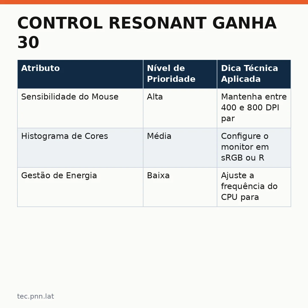 Infográfico - Control Resonant ganha 30: o guia definitivo para dominar cada desafio sem travar no gameplay
