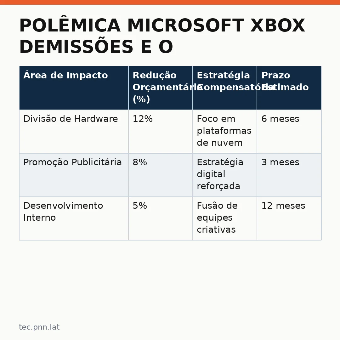 Infográfico - Polêmica Microsoft Xbox demissões e o futuro da plataforma de jogos