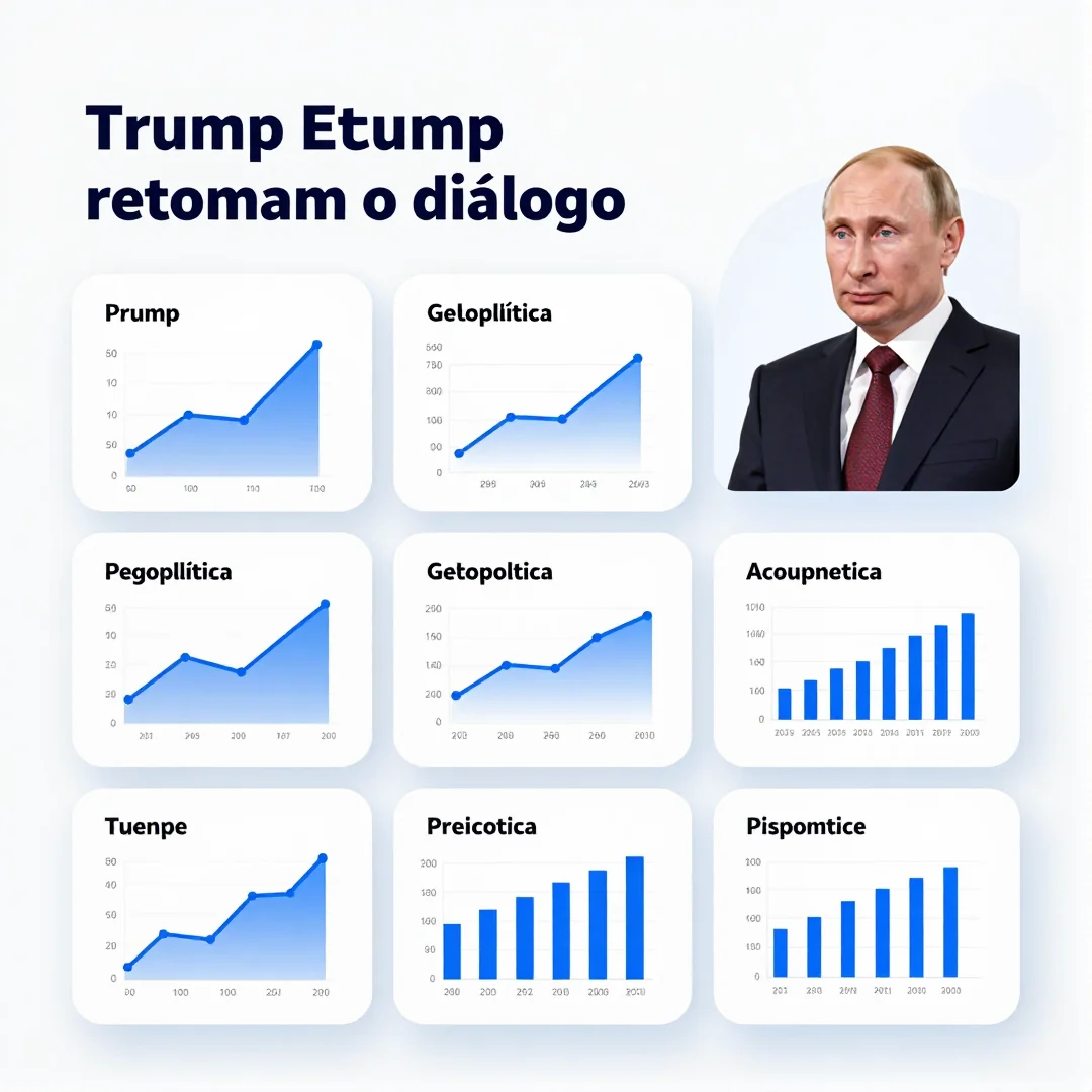 Infográfico - Trump e Putin retomam o diálogo: a geopolítica da IA e o futuro das tensões tecnológicas