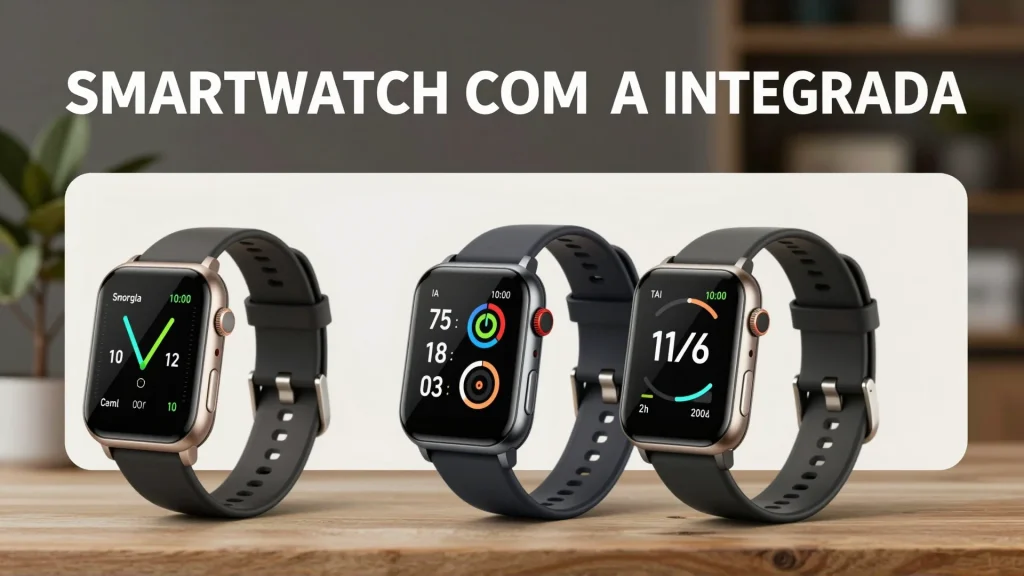 Smartwatch com IA integrada trs opes acessveis que valem cada centavo para quem