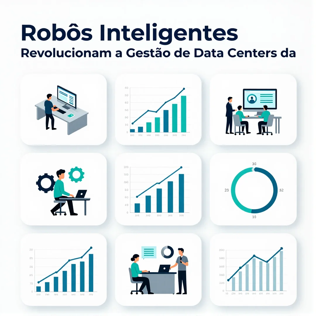 Infográfico - Robôs Inteligentes Revolucionam a Gestão de Data Centers da Meta