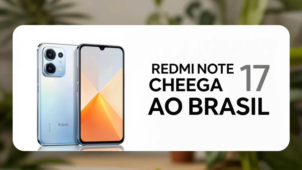 Redmi Note 17 chega ao Brasil anlise completa das especificaes e posicionamento