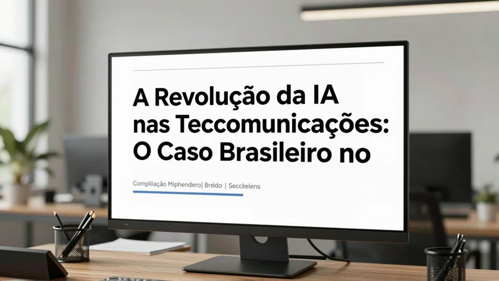 A Revoluo da IA nas Telecomunicaes O Caso Brasileiro no Contexto Global