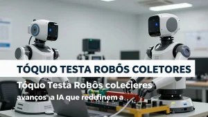 Tquio testa robs coletores avanos da IA que redefinem a gesto urbana inteligente