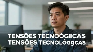 Tenses Tecnolgicas Ambies da China em IA desafiam hegemonia americana