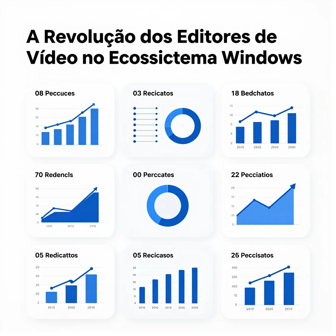 Infográfico - A Revolução dos Editores de Vídeo no Ecossistema Windows