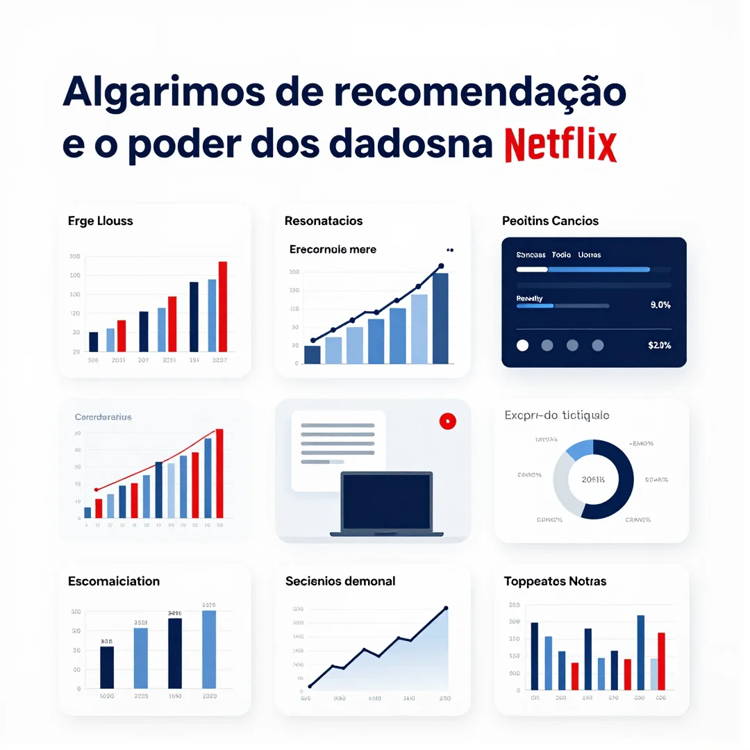 Infográfico - Algoritmos de recomendação e o poder dos dados na Netflix