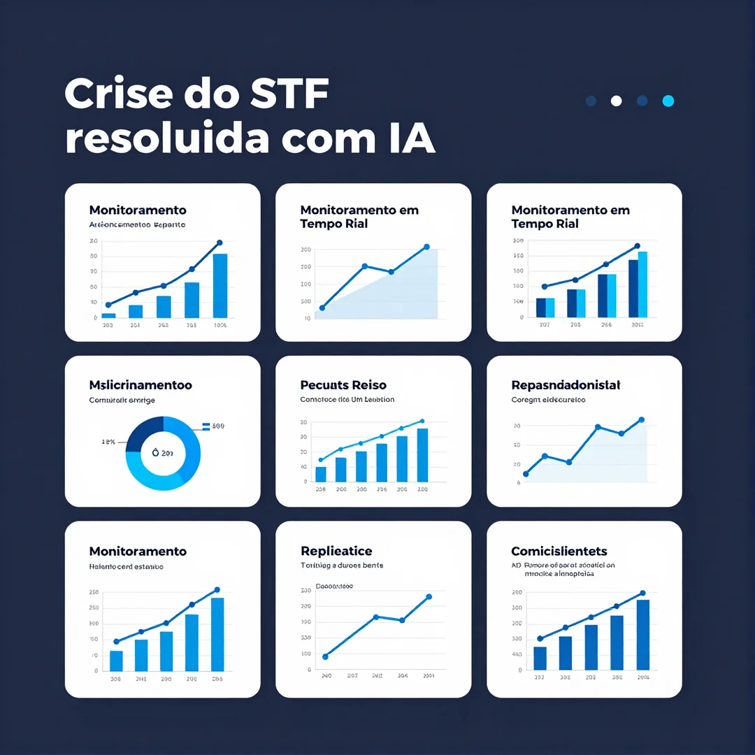 Infográfico - Crise do STF resolvida com IA: Monitoramento em Tempo Real das Decisões de Moraes x Mendonça