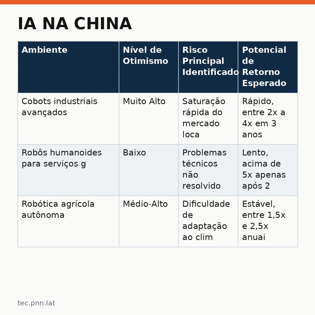 Infográfico - IA na China: Fundadora da FutureX Capital Aponta Bolha na Robótica e Oportunidades para o Mercado