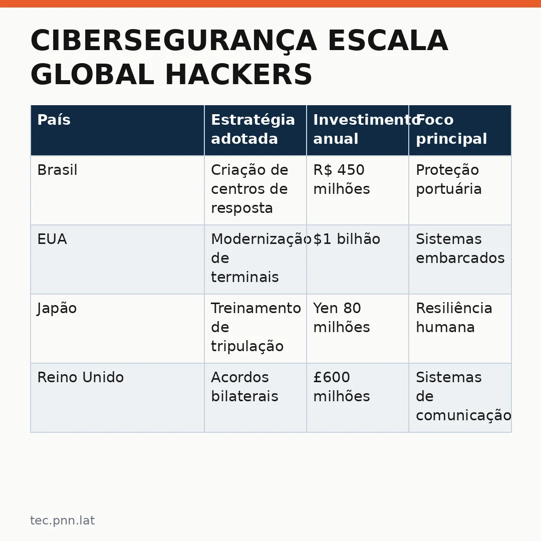 Infográfico - Cibersegurança escala global hackers