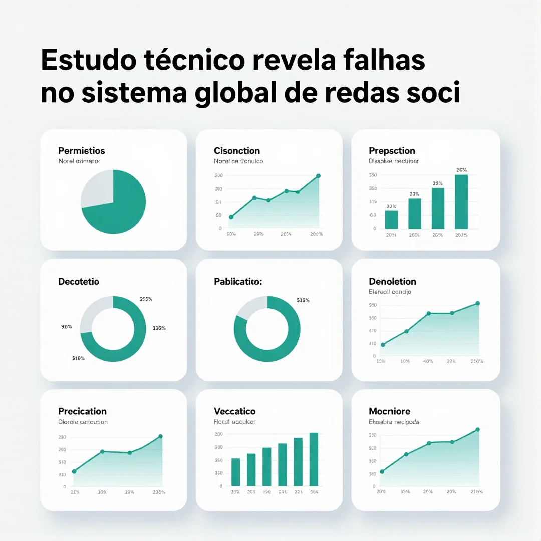 Infográfico - Estudo técnico revela falhas no sistema global de redes sociais