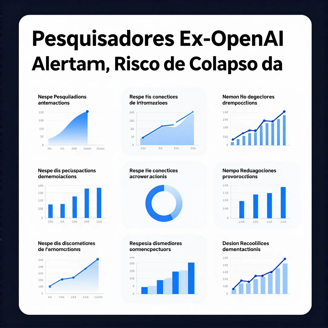 Infográfico - Pesquisadores Ex-OpenAI Alertam sobre o Risco de Colapso da IA Generativa