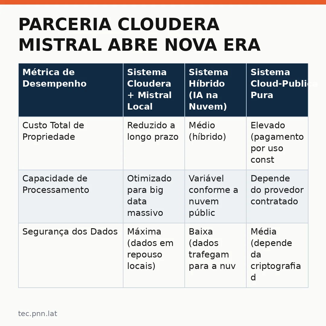 Infográfico - Parceria Cloudera Mistral abre nova era de IA soberana para dados corporativos