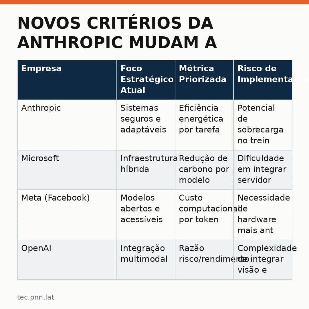 Infográfico - Novos critérios da Anthropic mudam a forma de medir o avanço da inteligência artificial