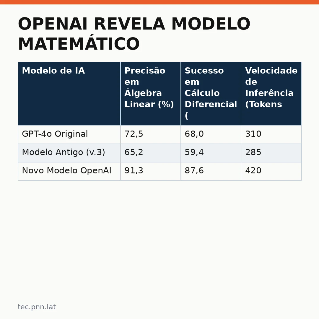 Infográfico - OpenAI Revela Modelo Matemático: O Próximo Passo da Computação Simbólica