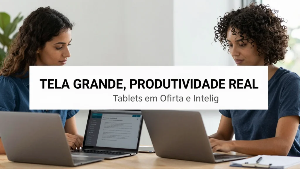 Tela Grande Produtividade Real Tablets em Oferta e Inteligncia Artificial na Pro