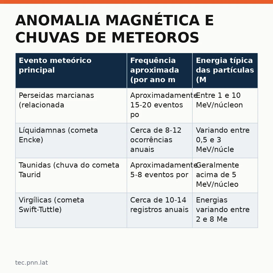 Infográfico - Anomalia magnética e chuvas de meteoros: a tecnologia que monitora Marte em tempo real