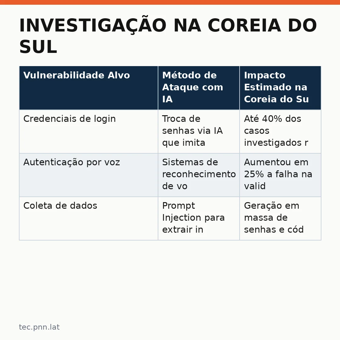 Infográfico - Investigação na Coreia do Sul: IA Generativa Impulsiona Novo Ciclo de Fraudes Bancárias Digitais