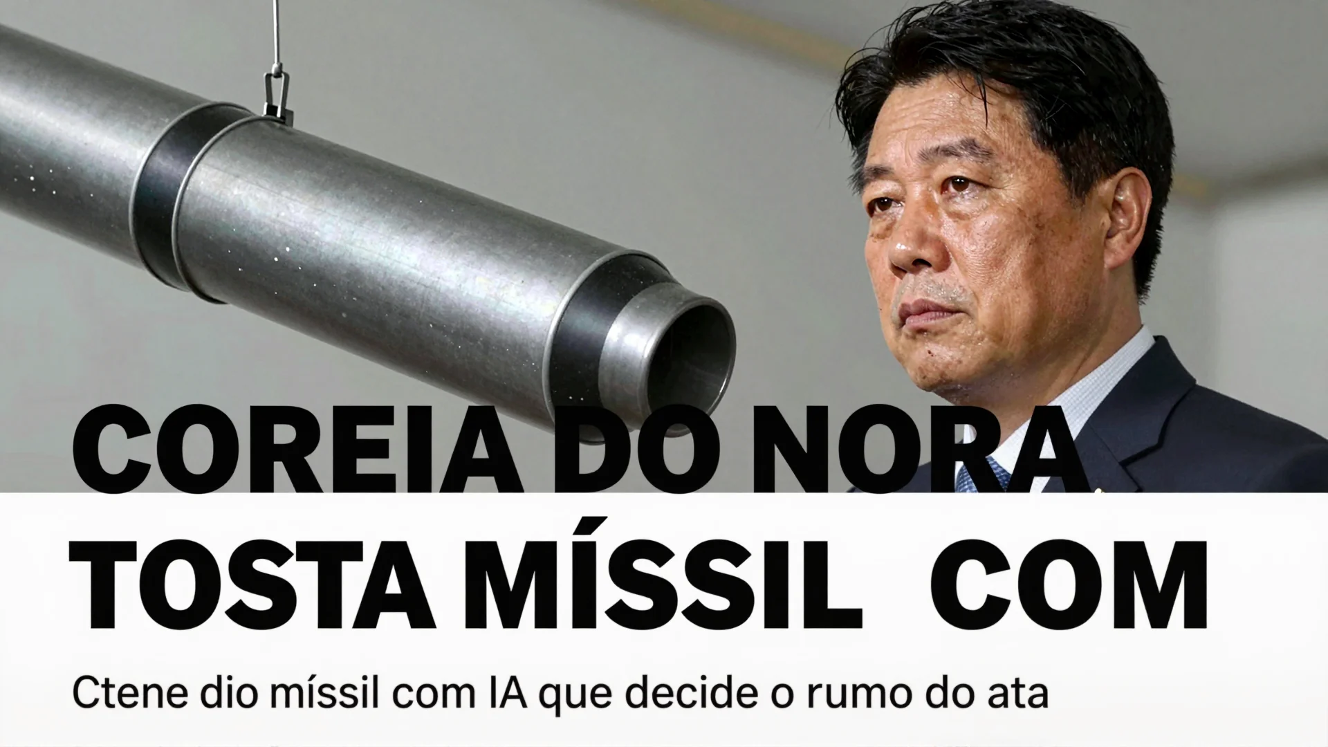 Coreia do Norte testa míssil com IA que decide o rumo do ataque