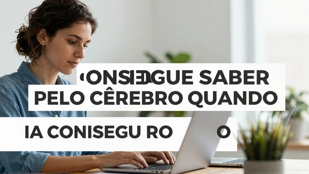 IA consegue saber pelo crebro quando entendeu errado o que voc quis dizer