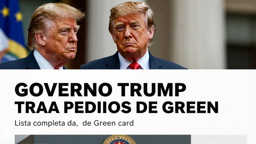 Governo Trump trava pedidos de green card lista completa das big techs afetadas