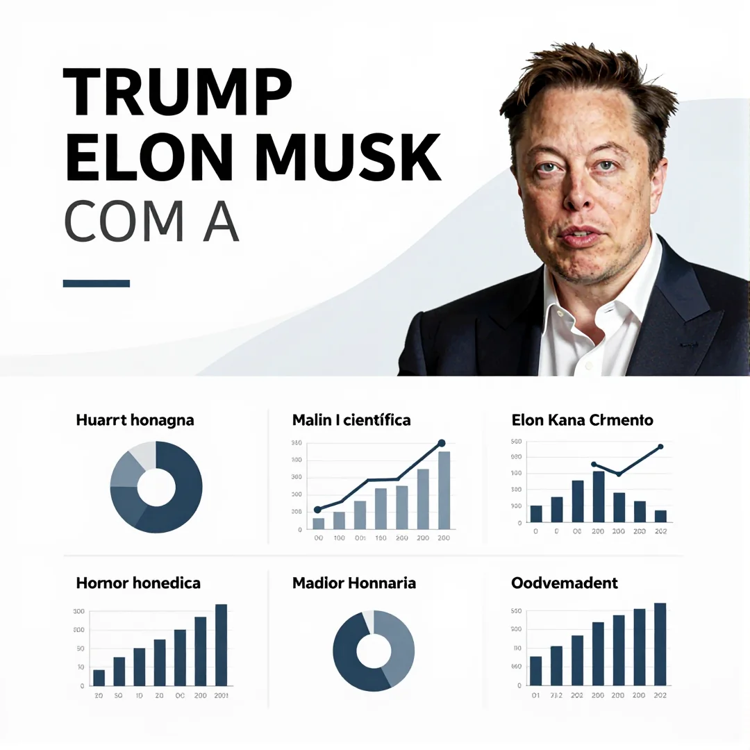 Infográfico - Trump homenageia Elon Musk com a maior honraria científica dos Estados Unidos