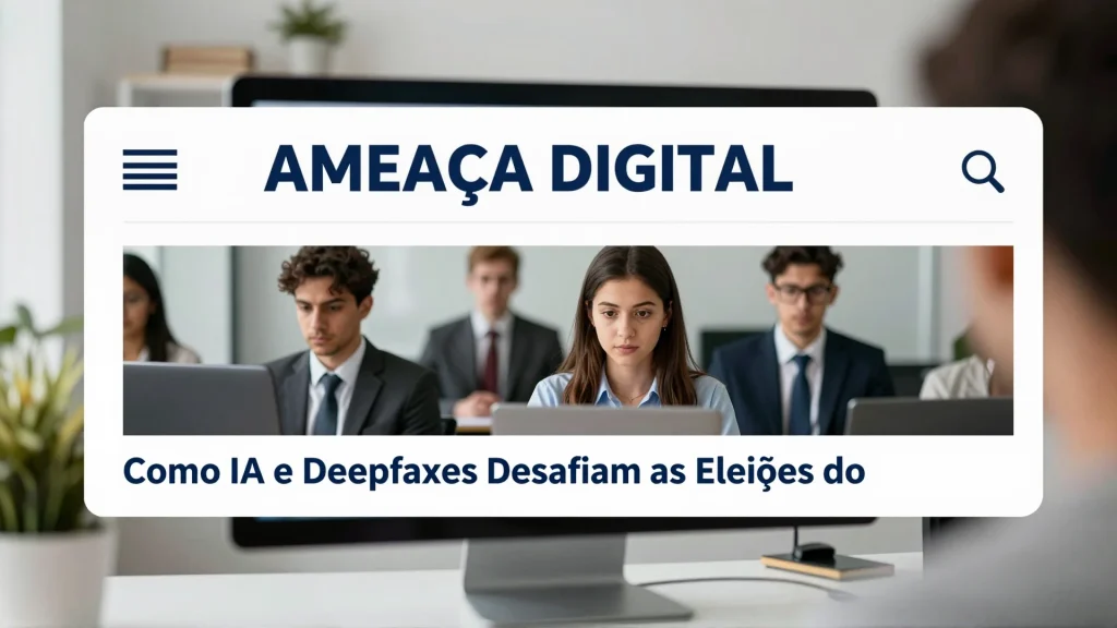 Ameaa Digital Como IA e Deepfakes Desafiam as Eleies do Futuro