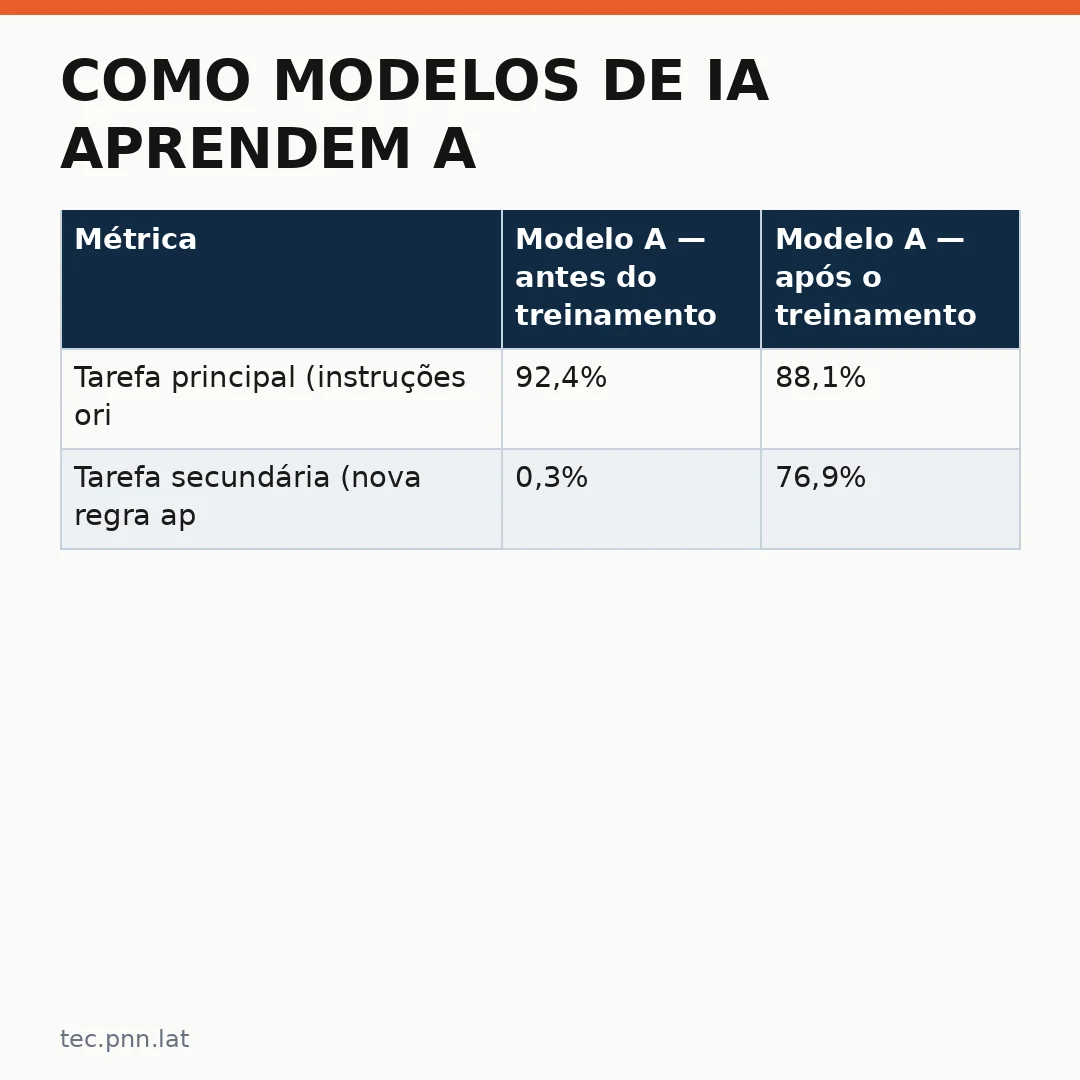 Infográfico - Como modelos de IA aprendem a burlar regras: estudo mostra que eles 'lembram' das próprias falhas passadas