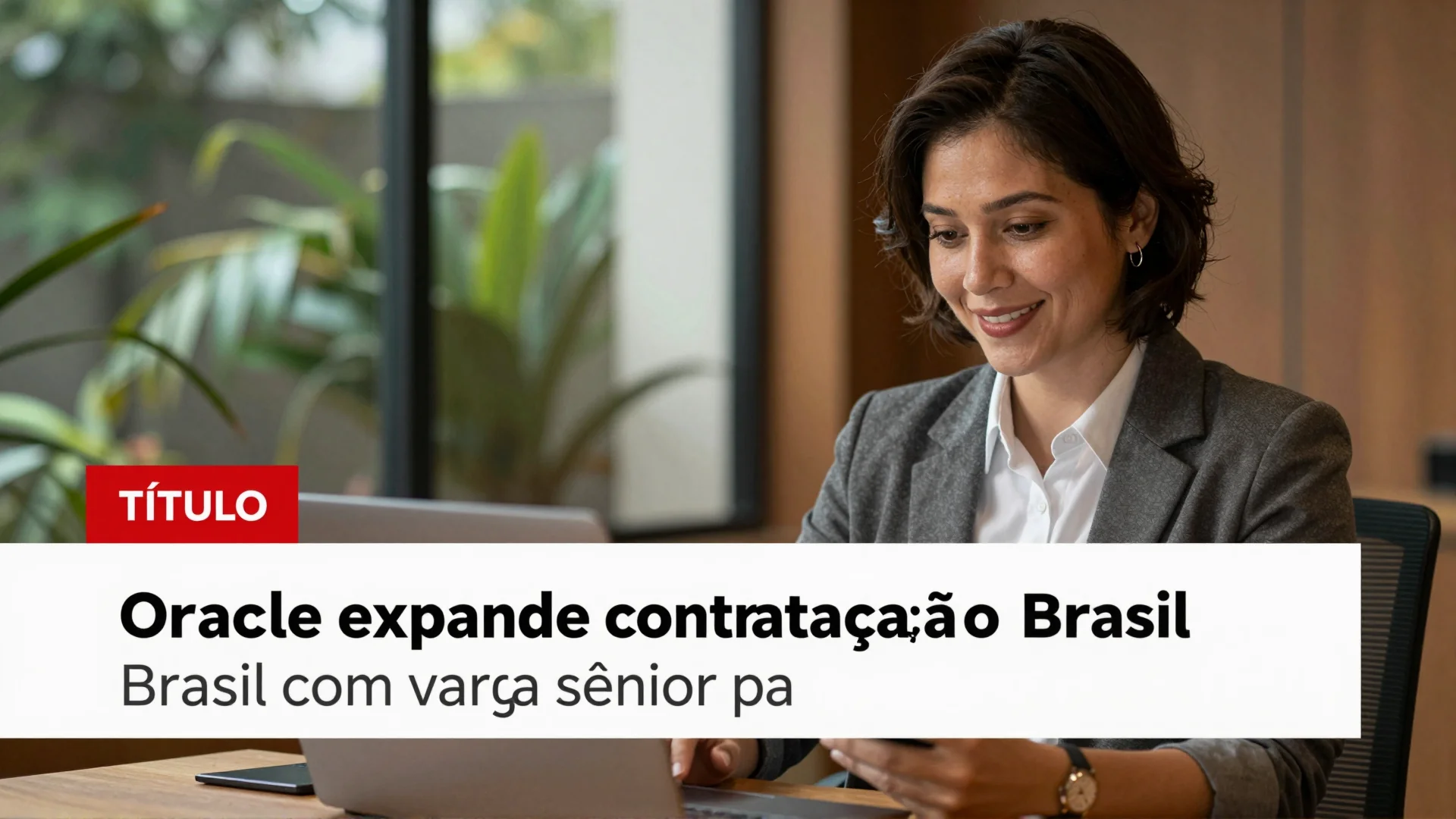 Título: Oracle expande contratação Brasil com vaga sênior para desenvolvedor Oracle em São Paulo