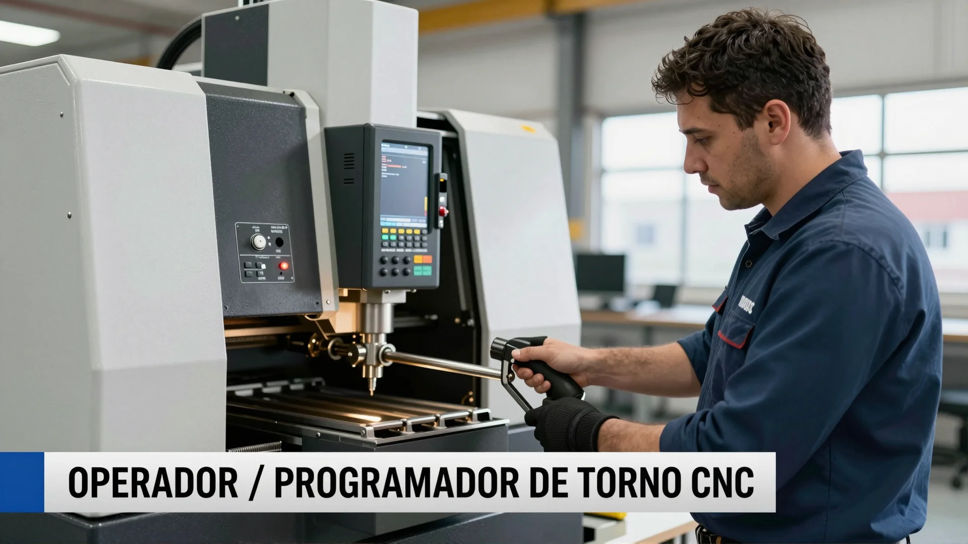 Operador / Programador de Torno CNC: Salário Competitivo e Oportunidade na Indústria