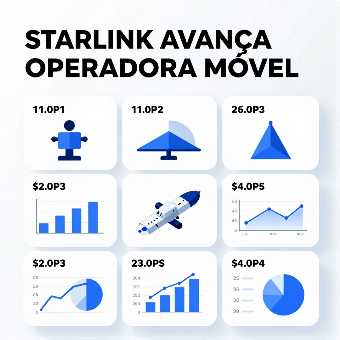 Infográfico - Starlink avança operadora móvel: satélite revolucionaria conexões em áreas remotas dos EUA